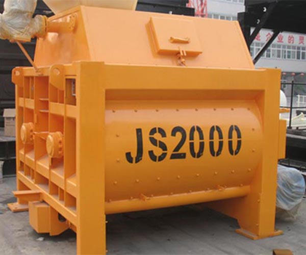 horizontal concrete mixer 