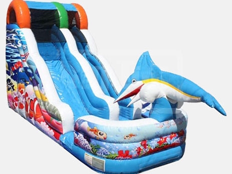 Hot sale big inflatable water slide in Beston