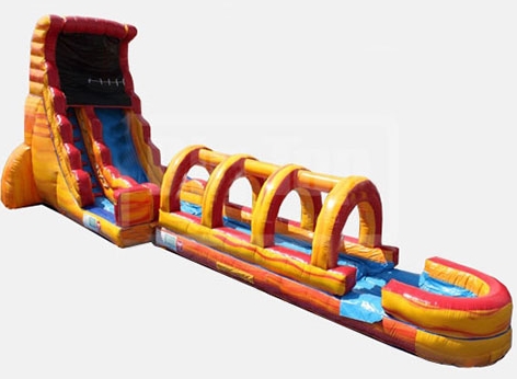 Buy long inflatable water slide with big size for sale