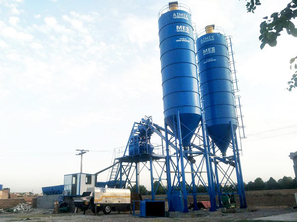 AJ-50 concrete ready mix plant