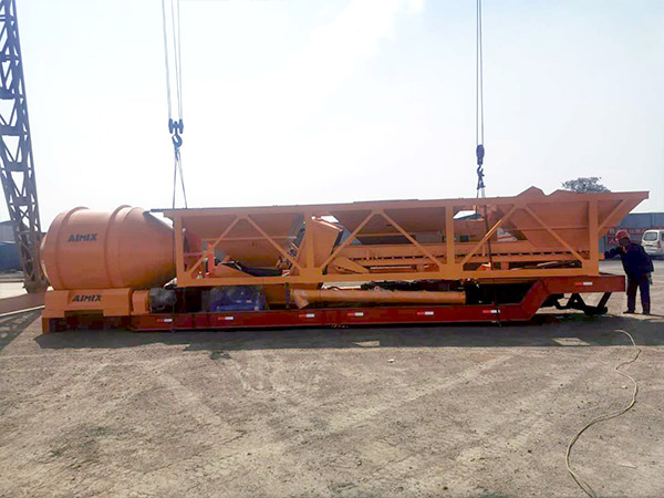 AIMIX Drum Type Portable Concrete Plant