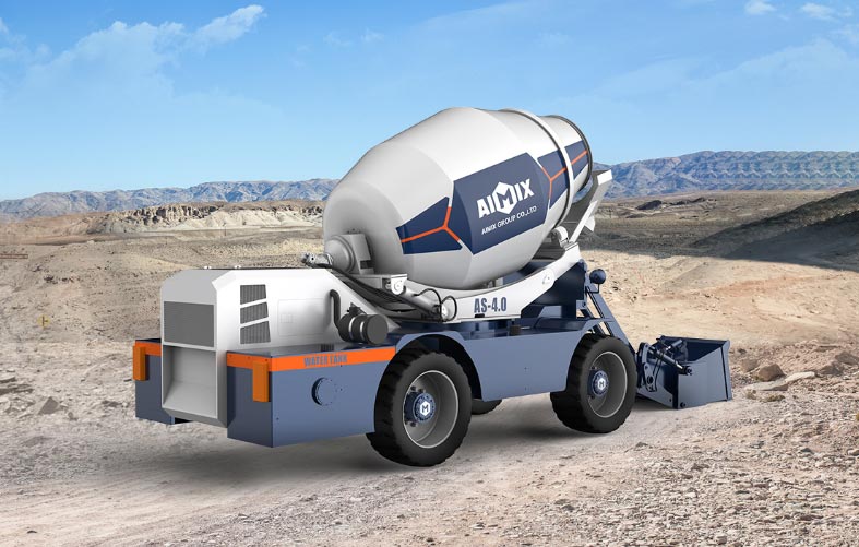 Self Loaded Concrete Mixture Model