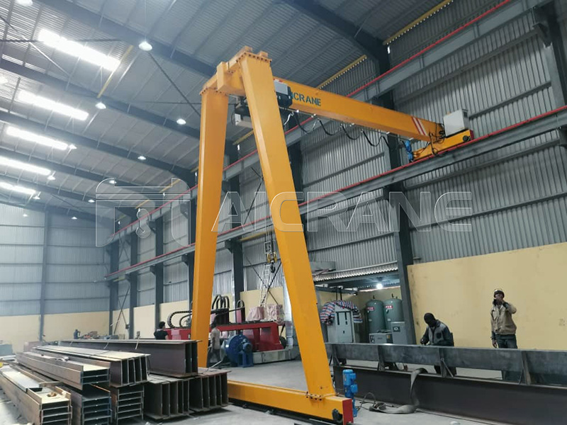 Single Girder Semi Gantry Crane