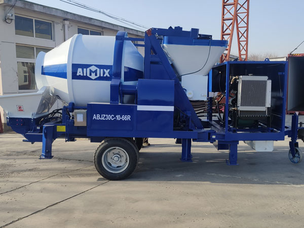 Portable Concrete Mixer and Pump