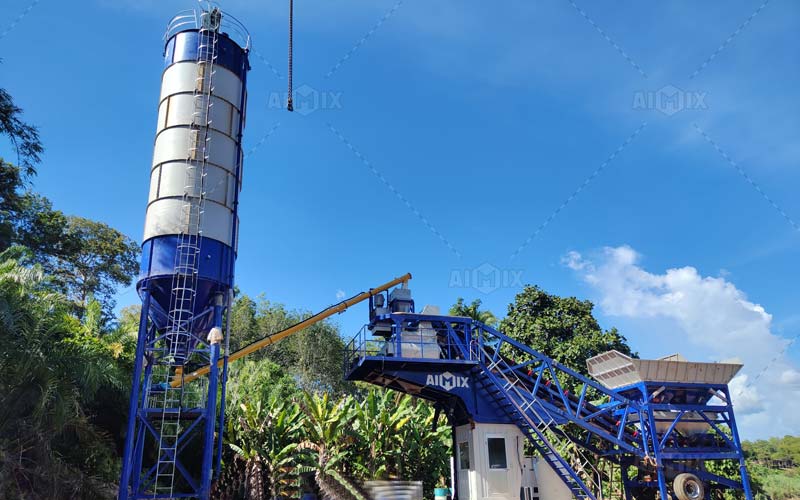 AJY35 Mobile Plant for Concrete Production