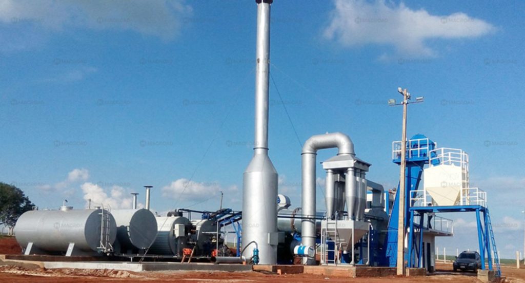 Mobile Drum Type Asphalt Plant
