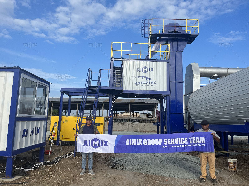 Mobile Asphalt Plant with Drum Mixer