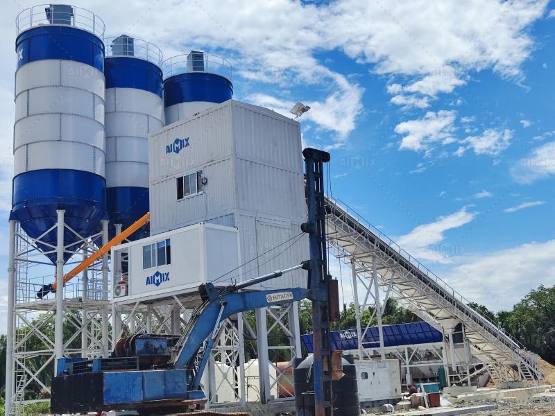 concrete mixer plant cost