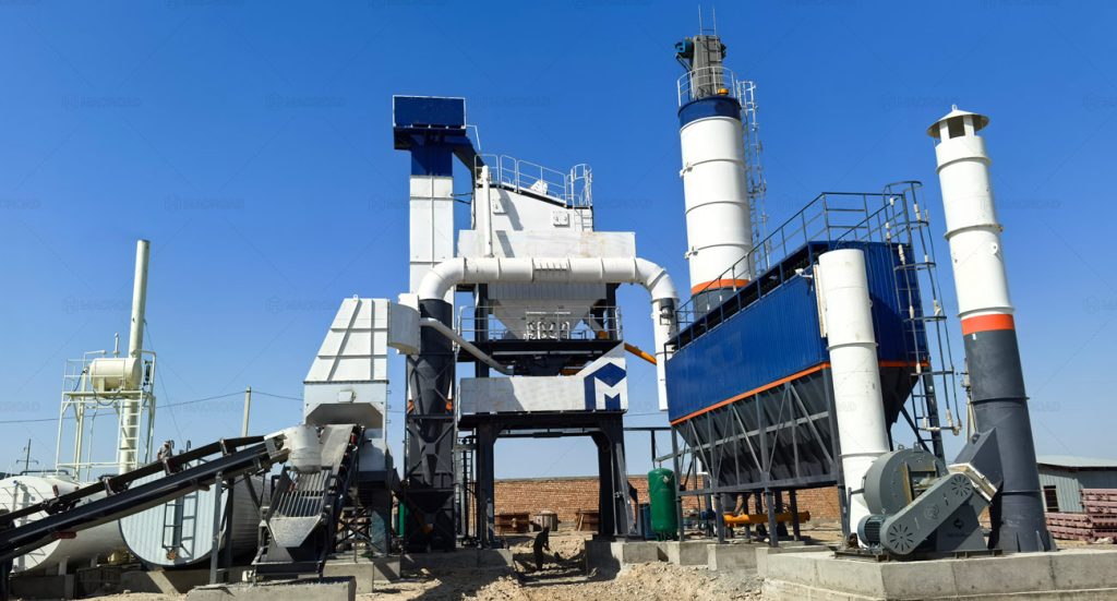 ALQ80 80tph hotmix plant 80tph fixed batch type in Batken